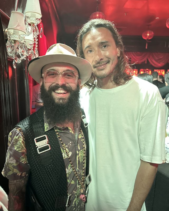 Prince Moe with Sylvain Armand